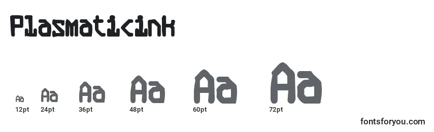 Plasmaticink Font Sizes