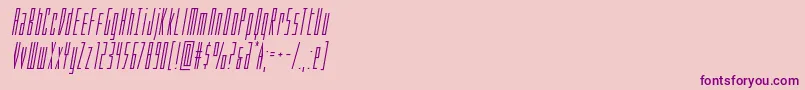Phantaconcompactital Font – Purple Fonts on Pink Background