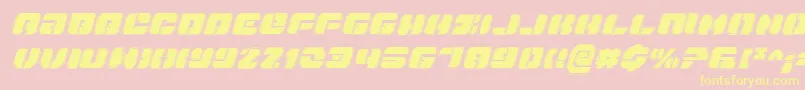 Danstargatepi Font – Yellow Fonts on Pink Background