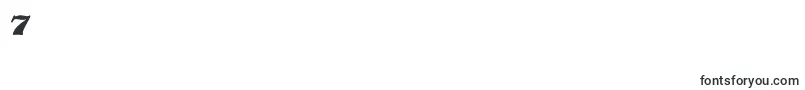 DsSienaBlack Font – Fonts for Digit 7