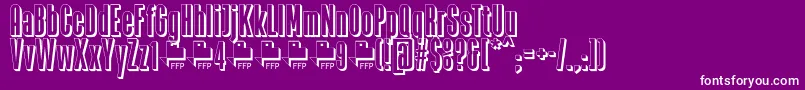 Zacatecas1914DemoFontFfp Font – White Fonts on Purple Background