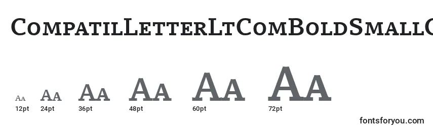 Размеры шрифта CompatilLetterLtComBoldSmallCaps
