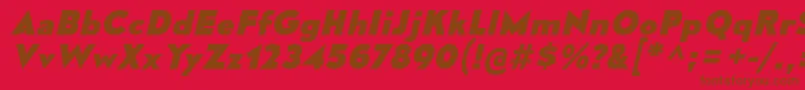 Lisätietoja MesmerizeSeEbIt-fontista MesmerizeSeEbIt-fontti – ruskeat fontit punaisella taustalla