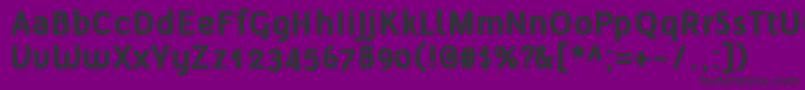 TelluralAltBold Font – Black Fonts on Purple Background