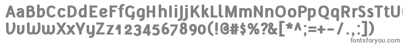 フォントTelluralAltBold – 白い背景に灰色の文字