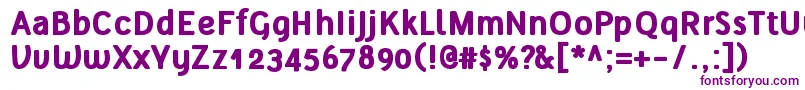 TelluralAltBold Font – Purple Fonts on White Background