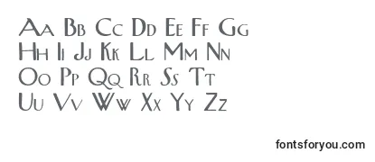 Review of the Upperwestside Font