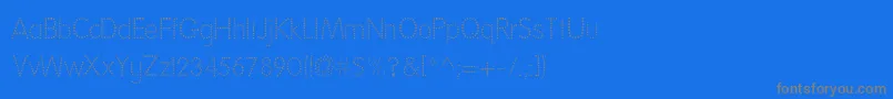 Подробнее о шрифте NationalFirstFontDotted Шрифт NationalFirstFontDotted – серые шрифты на синем фоне