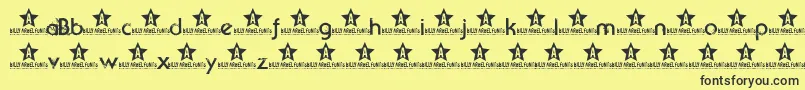 Beyondsktrial Font – Black Fonts on Yellow Background