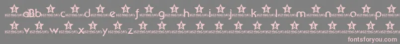 fuente Beyondsktrial – Fuentes Rosadas Sobre Fondo Gris
