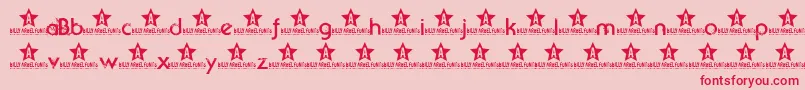 Beyondsktrial Font – Red Fonts on Pink Background