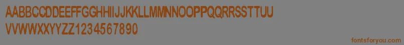 More about Cfmetropolis Font Cfmetropolis Font – Brown Fonts on Gray Background