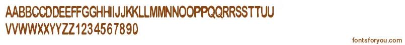 Cfmetropolis Font – Brown Fonts on White Background