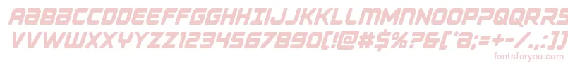 Falconpunchcond Font – Pink Fonts on White Background