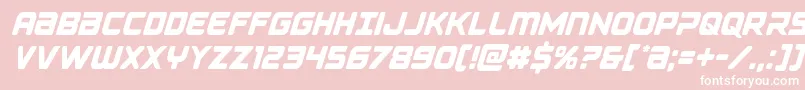 Falconpunchcond Font – White Fonts on Pink Background