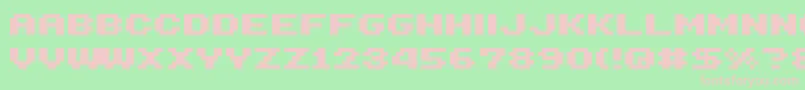 Sg14 Font – Pink Fonts on Green Background