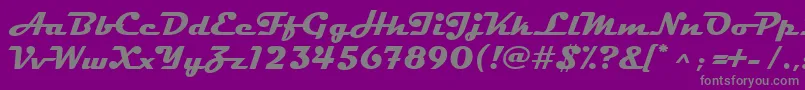 フォントMagnetoРџРѕР»СѓР¶РёСЂРЅС‹Р№ – 紫の背景に灰色の文字