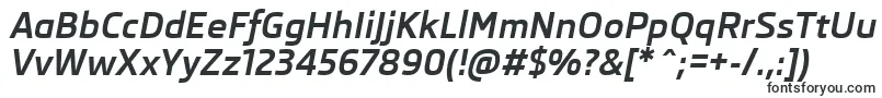 SkodaProBoldItalic Font – Fonts for KOMPAS-3D