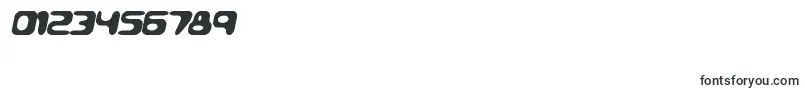 Conduit2ItalicsBrk Font – Fonts for Numbers and Digits