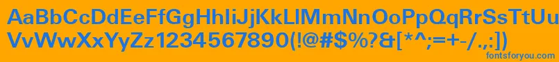 More about UniqueLightBold Font UniqueLightBold Font – Blue Fonts on Orange Background
