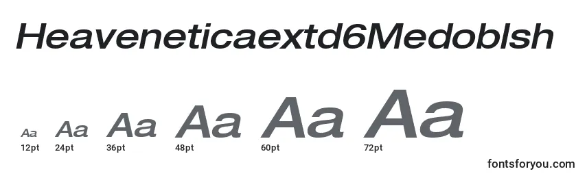 Heaveneticaextd6Medoblsh Font Sizes