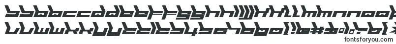 Шрифт Biomecha – рельефные шрифты