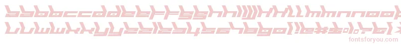 Biomecha-fontti – vaaleanpunaiset fontit