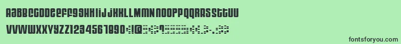 Moog ffy Font – Black Fonts on Green Background