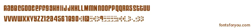 Шрифт Moog ffy – коричневые шрифты на белом фоне