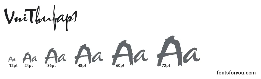 Размеры шрифта VniThufap1
