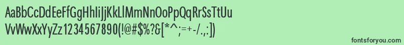 フォントMaximacyrtcyligcom – 緑の背景に黒い文字