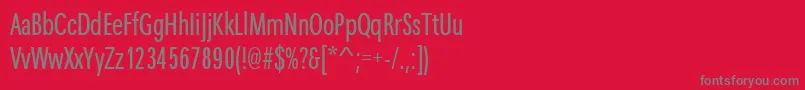 Maximacyrtcyligcom Font – Gray Fonts on Red Background
