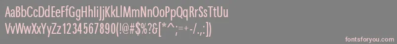 Maximacyrtcyligcom Font – Pink Fonts on Gray Background