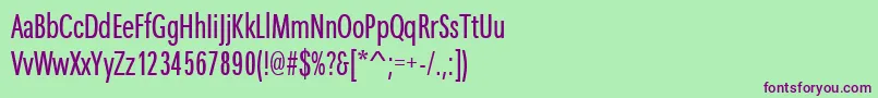 Maximacyrtcyligcom Font – Purple Fonts on Green Background