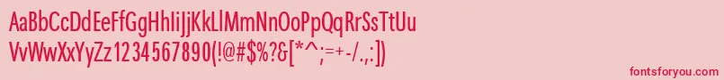 Maximacyrtcyligcom Font – Red Fonts on Pink Background
