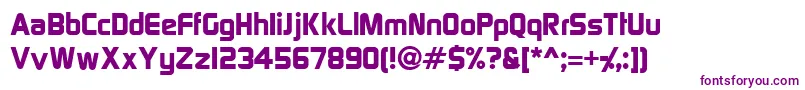 SpaceGothic-fontti – violetit fontit valkoisella taustalla
