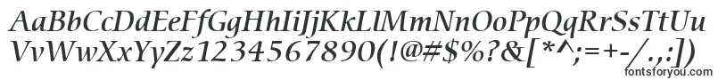 ItcCerigoLtMediumItalic-fontti – Vakiintuneet fontit