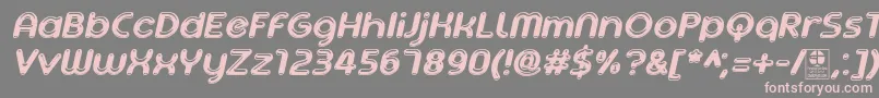 Подробнее о шрифте AgetaChubbyItalicDemo Шрифт AgetaChubbyItalicDemo – розовые шрифты на сером фоне