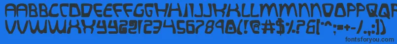Quatlb-fontti – mustat fontit sinisellä taustalla