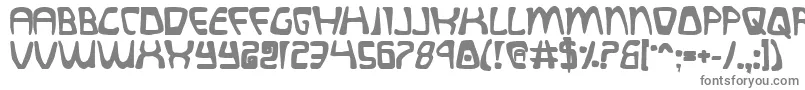 Quatlb-fontti – harmaat kirjasimet valkoisella taustalla
