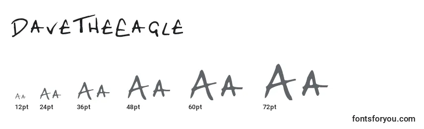 DaveTheEagle Font Sizes