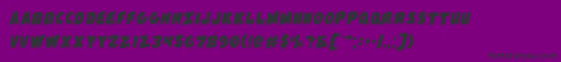 Lisätietoja Flyingleatherv2rotate-fontista Flyingleatherv2rotate-fontti – mustat fontit violetilla taustalla