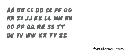 Flyingleatherv2rotate Font