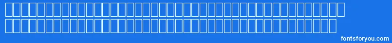 fuente FsNice – Fuentes Blancas Sobre Fondo Azul