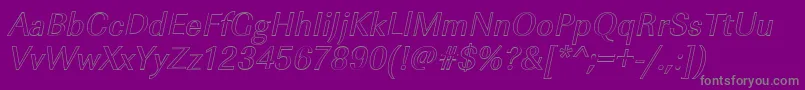 Подробнее о шрифте ImperialouItalic Шрифт ImperialouItalic – серые шрифты на фиолетовом фоне