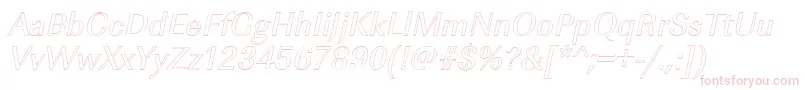 ImperialouItalic-Schriftart – Rosa Schriften