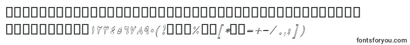 BNikiOutlineItalic Font – Fonts for Autocad