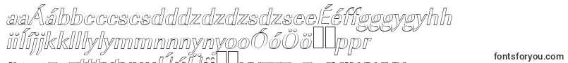 Шрифт ImperialouMediumItalic – венгерские шрифты