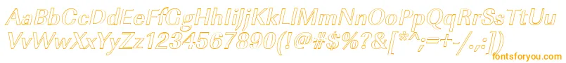 ImperialouMediumItalic Font – Orange Fonts