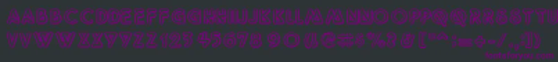 Quant Font – Purple Fonts on Black Background